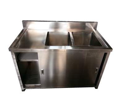 Cabinet Double Bowl Sink Stainless