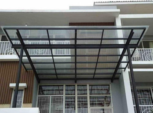 Kanopi Rumah Minimalis Besi & Stainless